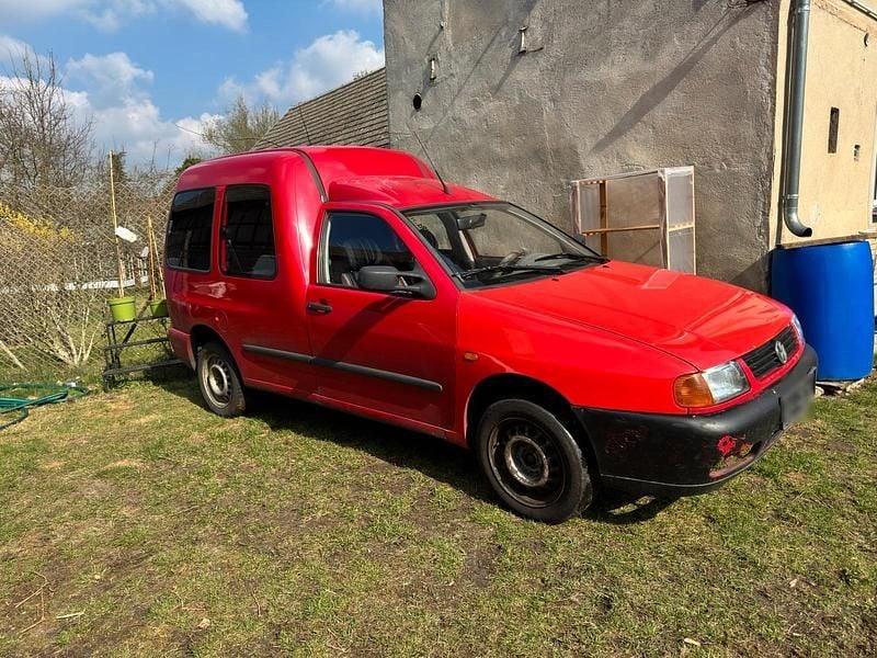 Gebraucht VW Caddy 75 PS (55 kW) 1998 Rot Van / Kleinbus