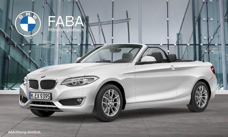Weiß Gebraucht 2017 BMW 218 Advantage Cabrio | 15.790 € (Fairer Preis) - Bild 1/4