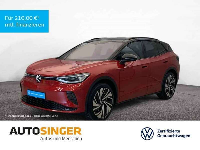Kings red metallic Gebraucht 2024 VW ID.4 GTX SUV | 49.810 € (Teuer) - Bild 1/3