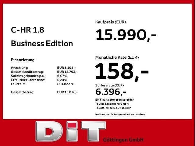 Gebraucht Toyota C-HR Basis 122 PS (89 kW) 2020 Schneeweiß SUV