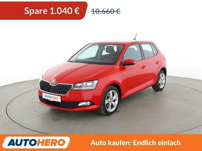 Rot Gebraucht 2018 Skoda Fabia Cool Plus Limousine | 9.620 € (Fairer Preis) - Bild 1/3