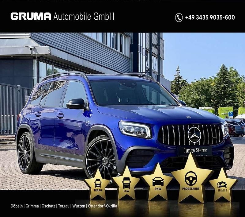 Galaxyblau Gebraucht 2020 Mercedes GLB35 AMG SUV | 34.990 € (Superpreis) - Bild 1/4