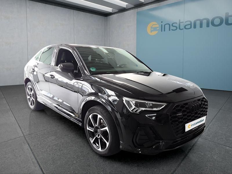 Schwarz Gebraucht 2022 Audi Q3 Sportback S-Line SUV | 36.199 € (Fairer Preis) - Bild 1/4