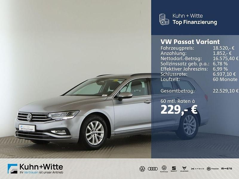 Gebraucht VW Passat Business 150 PS (110 kW) 2021 Pyritsilber metallic Kombi
