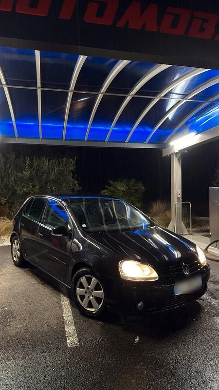 Gebraucht VW Golf V 2007 Schwarz Kleinwagen