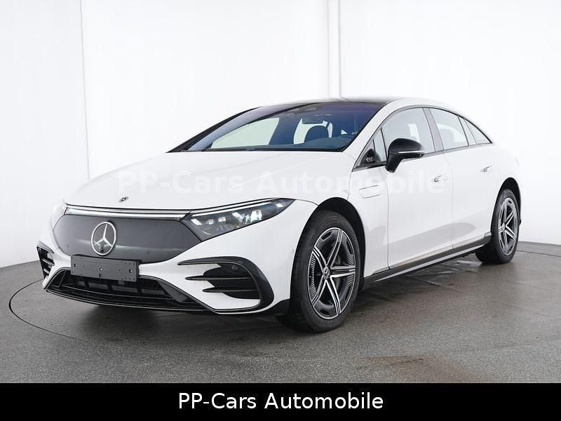 885 manufaktur opalithweiß bri Gebraucht 2024 Mercedes EQS500 AMG Line Premium Plus Limousine | 69.750 € - Bild 1/4