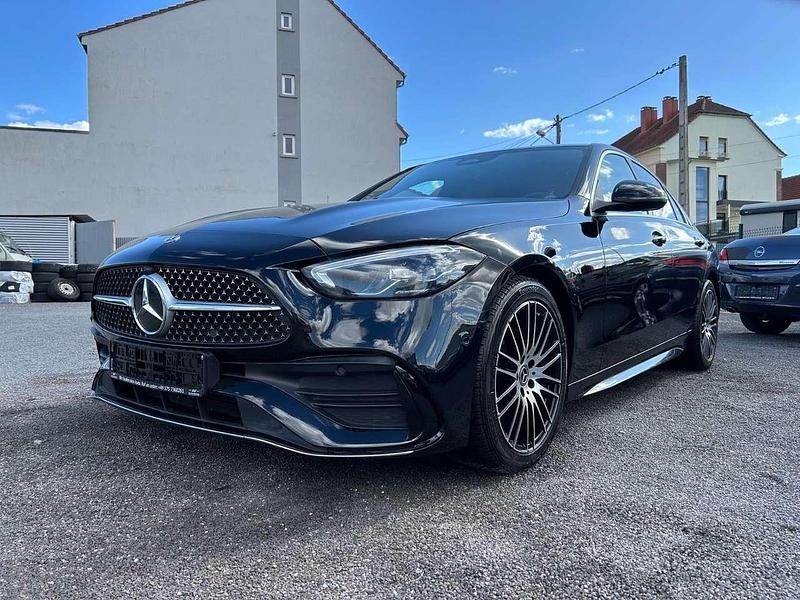 Schwarz/baltic black Gebraucht 2021 Mercedes C300 AMG Limousine | 37.990 € (Fairer Preis) - Bild 1/4