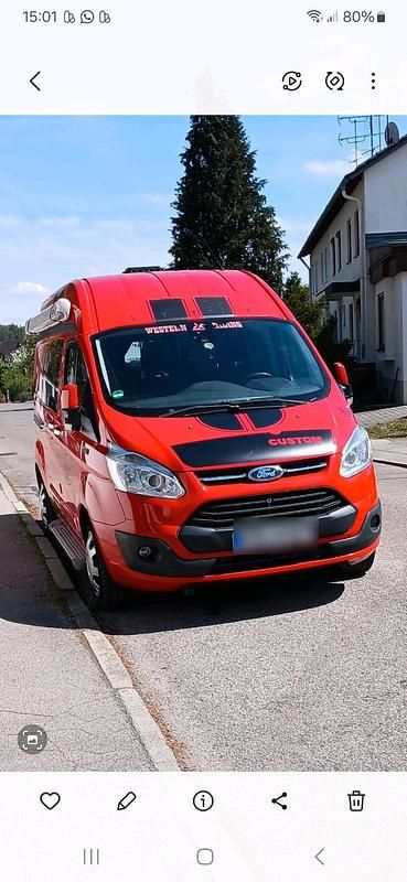 Gebraucht Ford Transit 125 PS (91 kW) 2014 Rot Van / Kleinbus