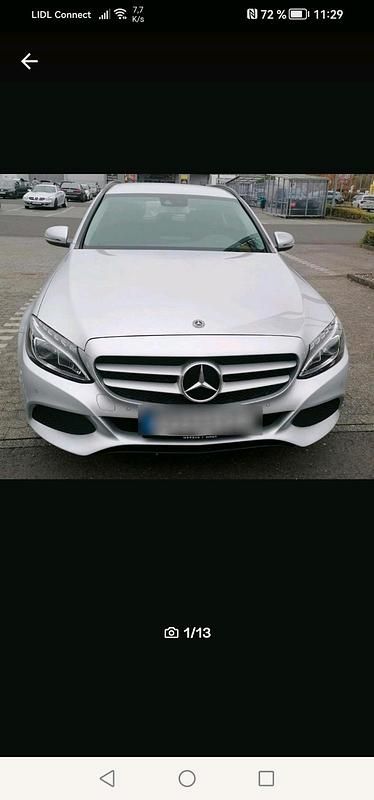 Silber Gebraucht 2018 Mercedes C180 Kombi | 19.770 € (Superpreis) - Bild 1/4