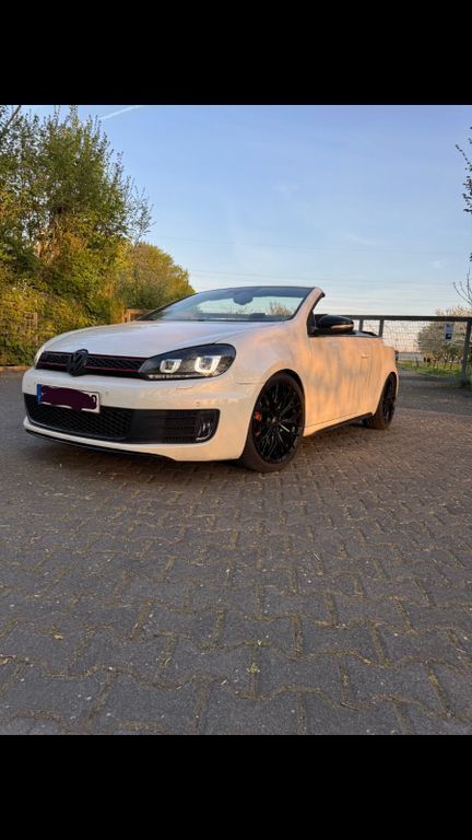 Weiß Gebraucht 2014 VW Golf Cabriolet GTI Cabrio | 16.500 € (Teuer) - Bild 1/4
