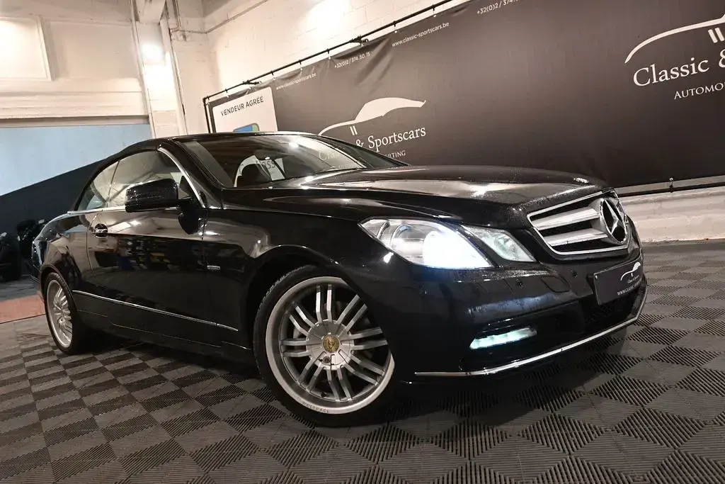Brugt Mercedes E220 170 HK (125 kW) 2011 Sort Cabriolet