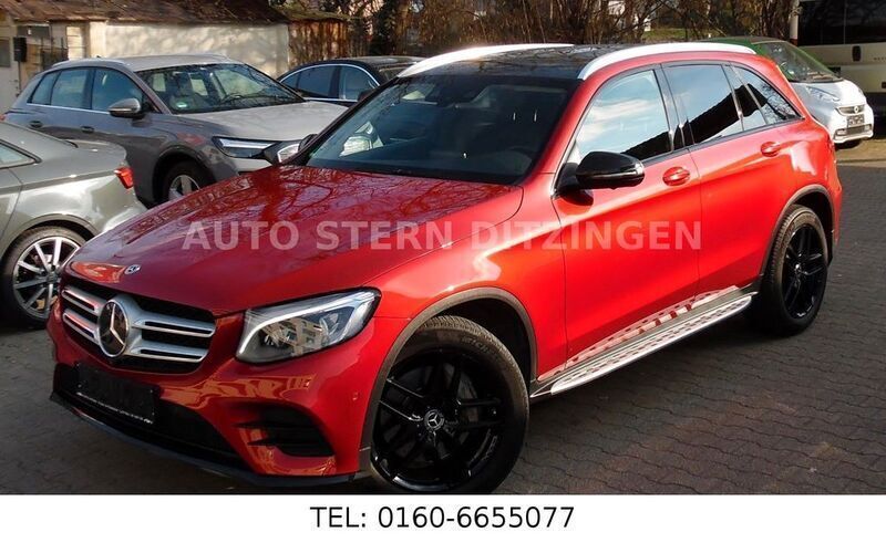 Rot Gebraucht 2019 Mercedes GLC350 AMG line SUV | 31.500 € (Guter Preis) - Bild 1/4