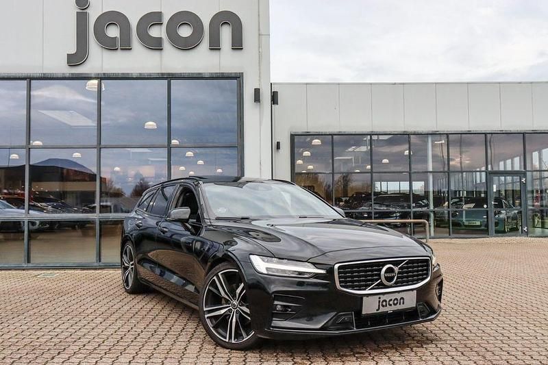 Schwarz Gebraucht 2019 Volvo V60 R-Design Kombi | 15.800 € - Bild 1/4