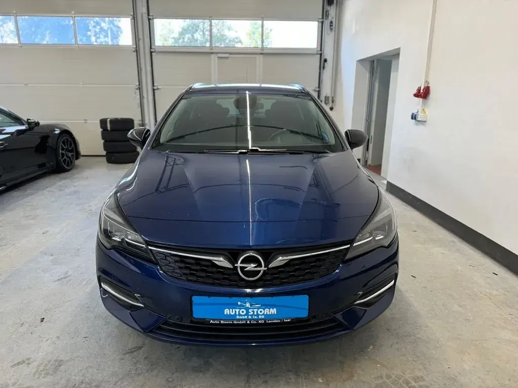 Gebraucht Opel Astra Business 122 PS (89 kW) 2021 Blau Kombi