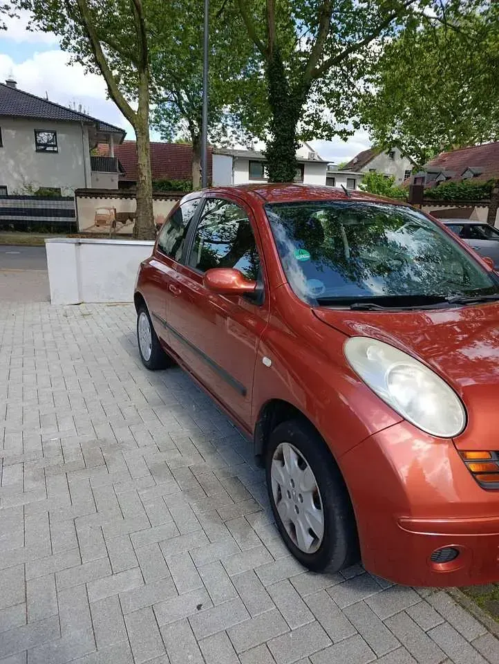 Gebraucht Nissan Micra Visia 65 PS (47 kW) 2008 Orange Kleinwagen