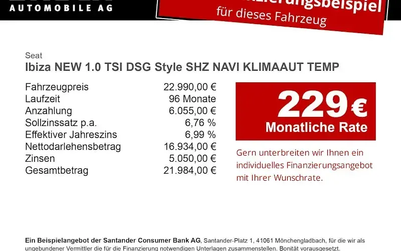 Gebraucht Seat Ibiza Style 116 PS (85 kW) 2026 Weiß Kleinwagen