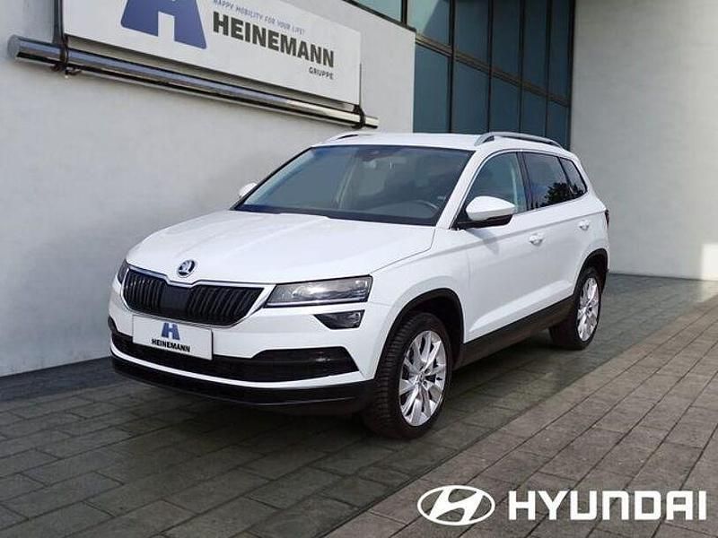 Moonweiss metallic Gebraucht 2019 Skoda Karoq Style SUV | 19.770 € (Fairer Preis) - Bild 1/4