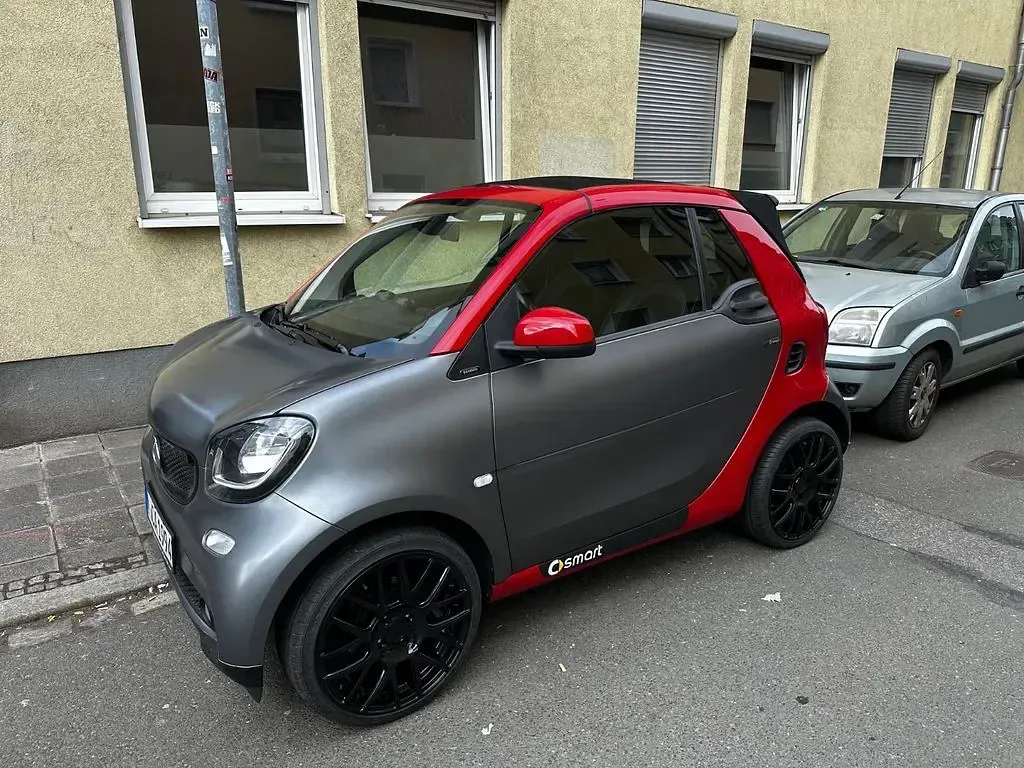 Occasion Smart ForTwo Cabrio Brabus 90 ch (66 kW) 2017 Gris Cabriolet