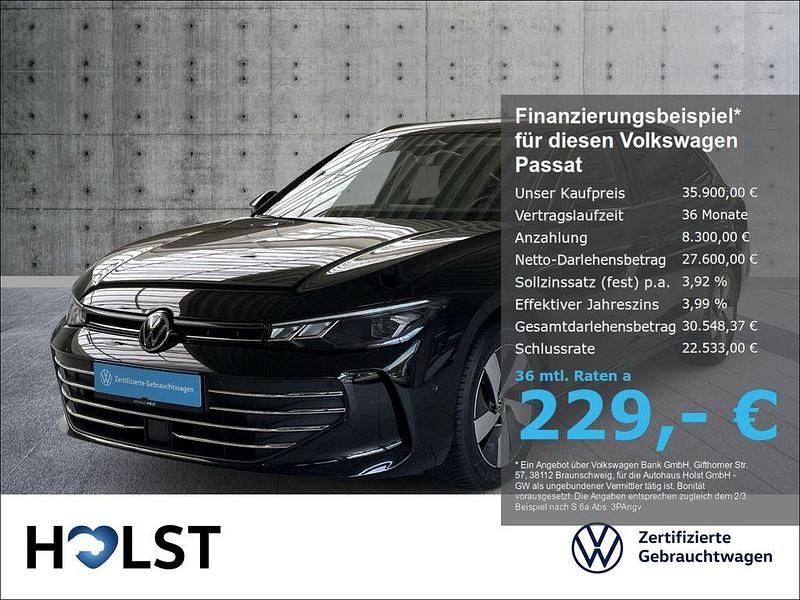 Grenadillschwarz metallic Gebraucht 2024 VW Passat Business Kombi | 35.900 € (Guter Preis) - Bild 1/4
