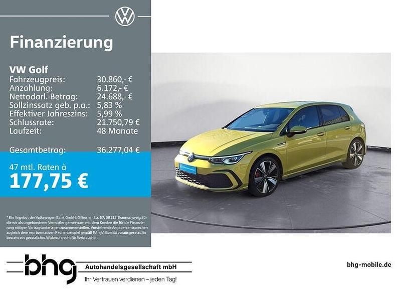 Gebraucht VW Golf VIII GTD 200 PS (147 kW) 2023 Gelb Limousine