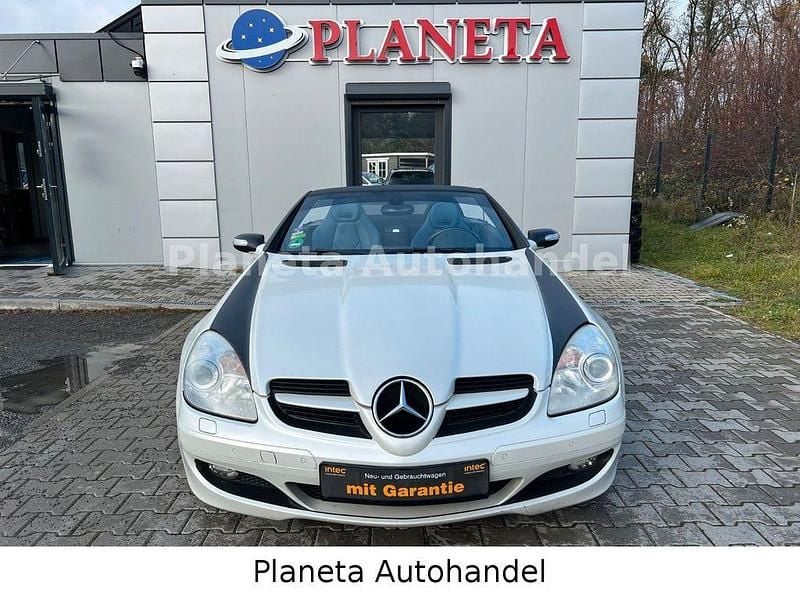 Gebraucht Mercedes SLK200 163 PS (119 kW) 2004 Benitoitblau  metalliclack Cabrio