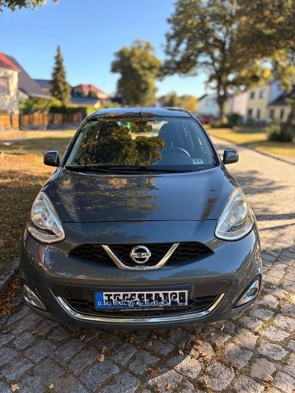 Grau Gebraucht 2017 Nissan Micra Acenta Kleinwagen | 5.990 € (Guter Preis) - Bild 1/4