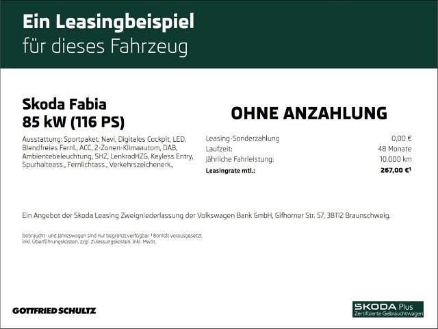 Weiss Gebraucht 2024 Skoda Fabia Monte Carlo Kleinwagen | 24.750 € (Etwas zu teuer) - Bild 1/1