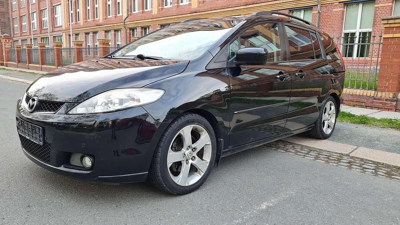 Brillantschwarz Gebraucht 2008 Mazda 5 Van / Kleinbus | 2.399 € (Guter Preis) - Bild 1/4