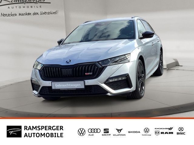 Silber (brillantsilber metallic) Gebraucht 2021 Skoda Octavia RS Kombi | 26.490 € (Guter Preis) - Bild 1/4