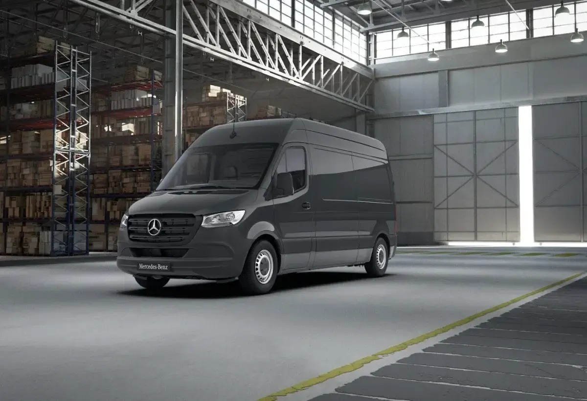 Używany Mercedes Sprinter 143 KM (105 kW) 2021 Szary Van