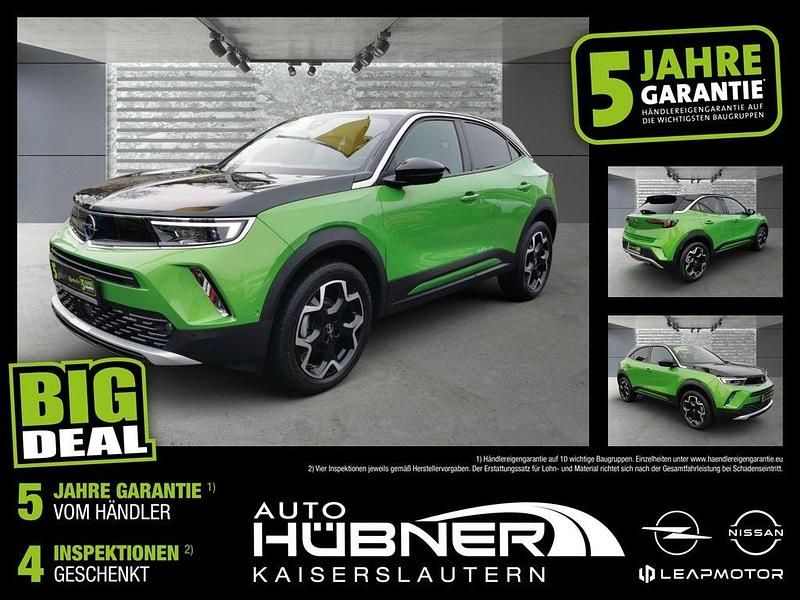 Matcha green/ikone gruen Gebraucht 2022 Opel Mokka Ultimate SUV | 18.990 € (Fairer Preis) - Bild 1/4