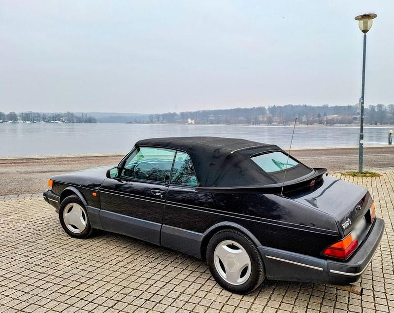 Gebraucht Saab 900 Cabriolet 1988 Schwarz Cabrio