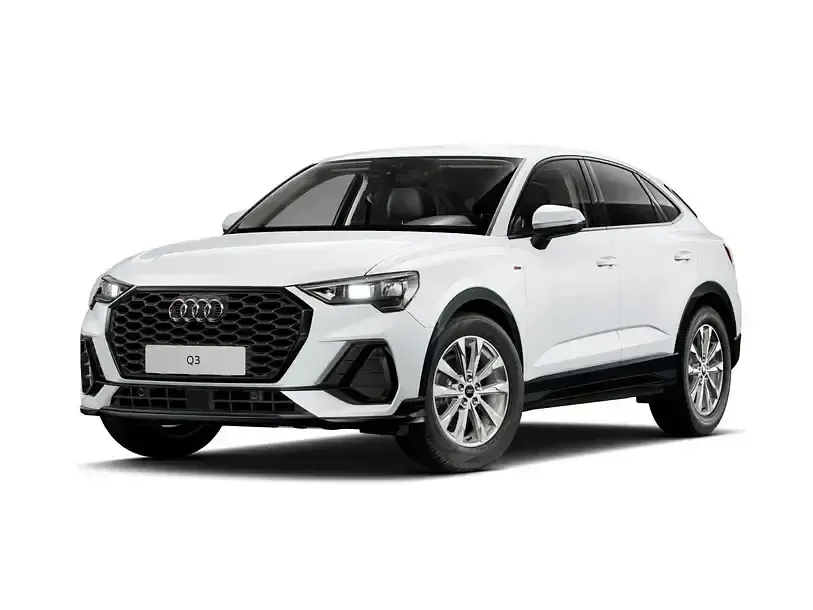 Gebraucht Audi Q3 Sportback S-Line 150 PS (110 kW) 2025 Gletscherweiß metallic SUV