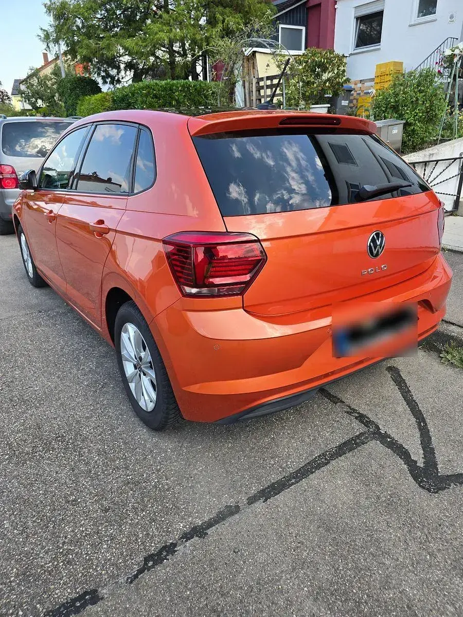 Gebraucht VW Polo Highline 95 PS (69 kW) 2020 Orange Kleinwagen