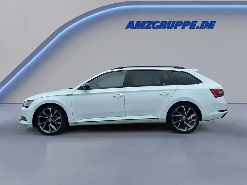 Gebraucht Skoda Superb SportLine 180 PS (132 kW) 2018 Weiss uni Kombi