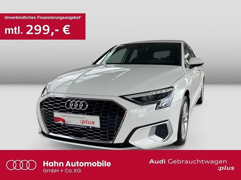 Weiß Gebraucht 2021 Audi A3 Sportback Advanced Limousine | 23.930 € (Fairer Preis) - Bild 1/3
