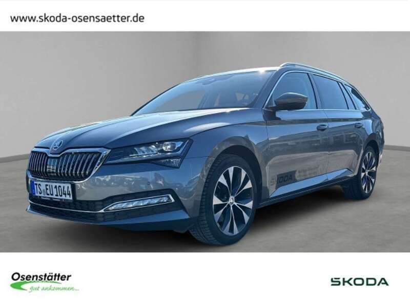 Graphite grau metallic (metallic) Gebraucht 2024 Skoda Superb Style Kombi | 32.210 € (Superpreis) - Bild 1/4