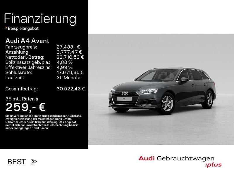 Grau Gebraucht 2023 Audi A4 Ambiente Kombi | 27.488 € (Guter Preis) - Bild 1/3