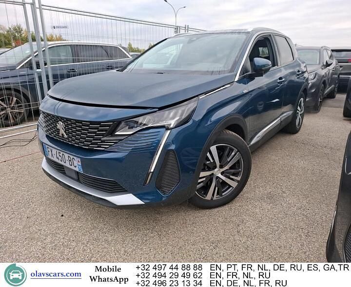 Blau Gebraucht 2021 Peugeot 3008 Allure SUV | 18.392 € (Superpreis) - Bild 1/4