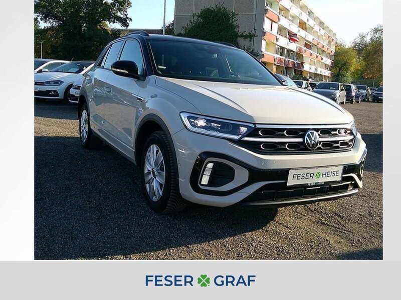 Ascotgrau schwarz Gebraucht 2024 VW T-Roc R-line SUV | 28.450 € (Fairer Preis) - Bild 1/4