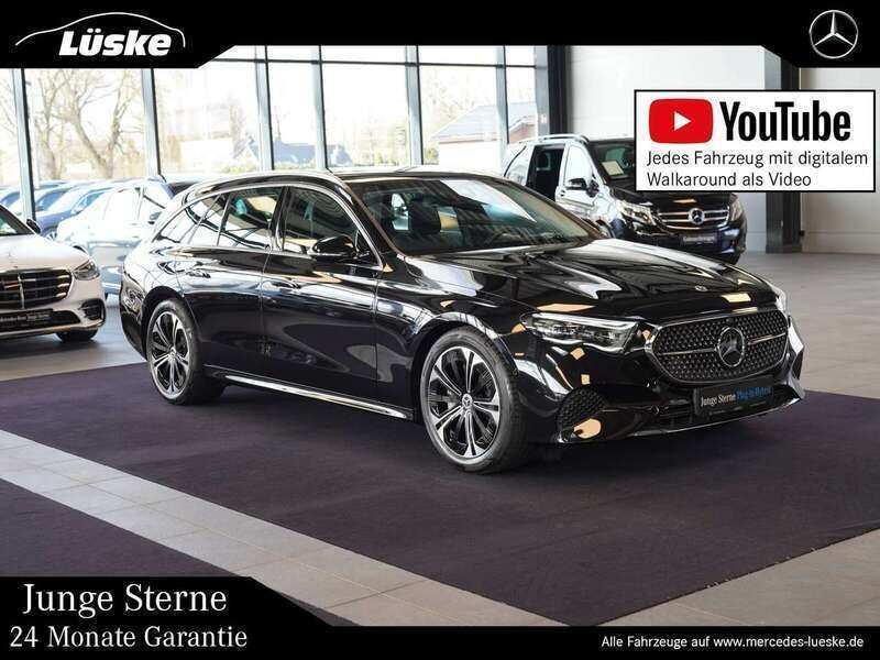 Obsidianschwarz Gebraucht 2024 Mercedes E300 Avantgarde Kombi | 55.900 € - Bild 1/2