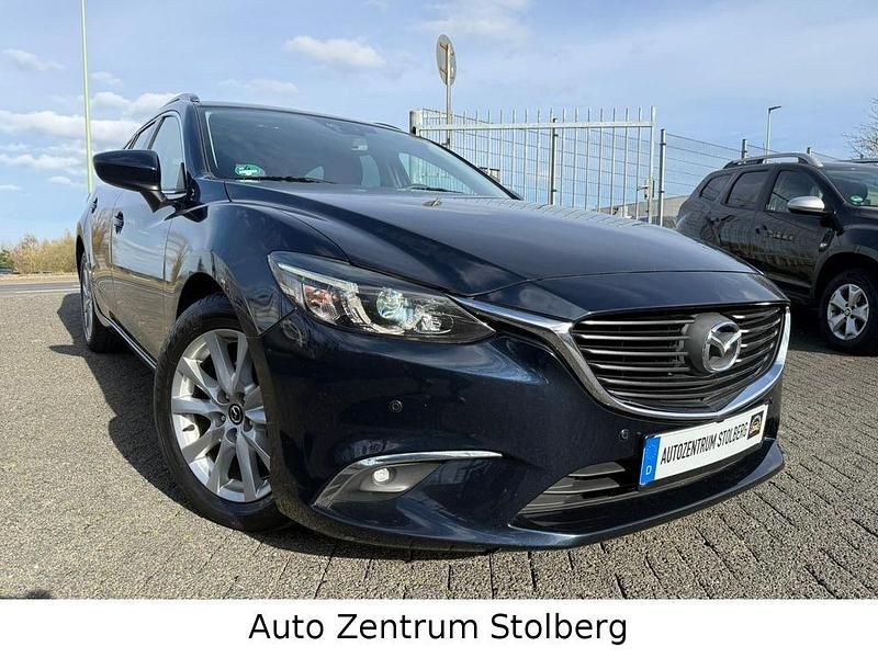 Gebraucht Mazda 6 Exclusive-Line 150 PS (110 kW) 2016 Mitternachtsblau metallic Kombi