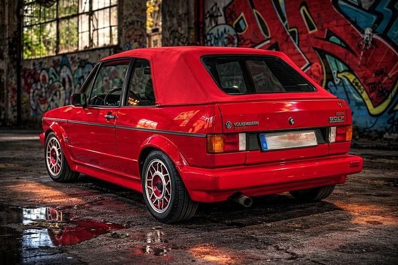 Gebraucht VW Golf Cabriolet 95 PS (69 kW) 1989 Rot Cabrio