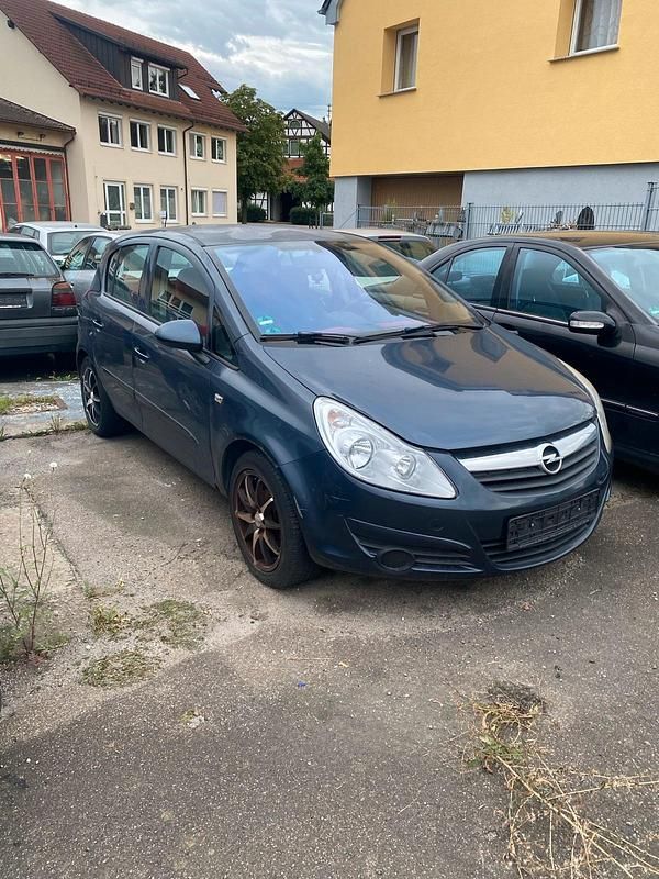 Grau Gebraucht 2007 Opel Corsa Kleinwagen | 350 € (Superpreis) - Bild 1/4