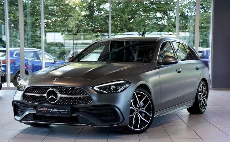 Grau Gebraucht 2022 Mercedes C300 AMG line Kombi | 38.800 € (Etwas zu teuer) - Bild 1/4