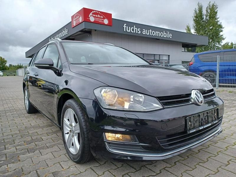 Schwarz Gebraucht 2014 VW Golf VII Highline Kombi | 9.390 € (Fairer Preis) - Bild 1/4