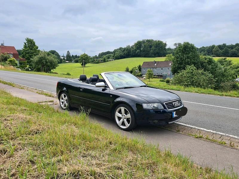 Schwarz Gebraucht 2003 Audi A4 Cabriolet S-Line Cabrio | 3.499 € (Guter Preis) - Bild 1/4