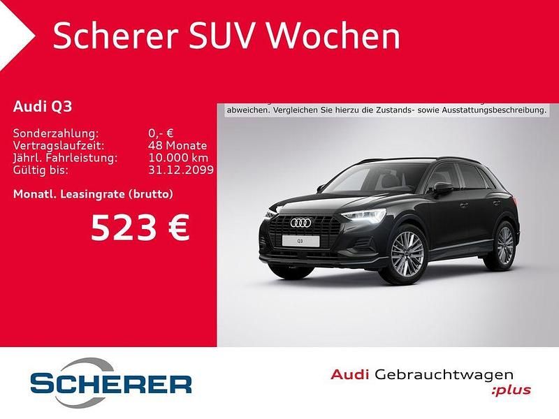 Mythosschwarz metallic (metallic) Gebraucht 2024 Audi Q3 Ambiente SUV | 39.990 € (Fairer Preis) - Bild 1/4