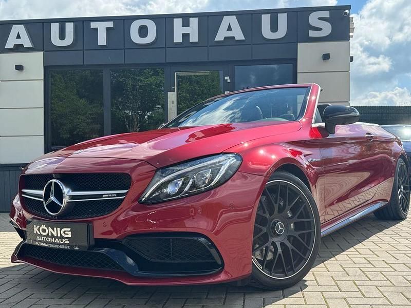 Rot Gebraucht 2017 Mercedes C63 AMG AMG Cabrio | 52.950 € (Fairer Preis) - Bild 1/4