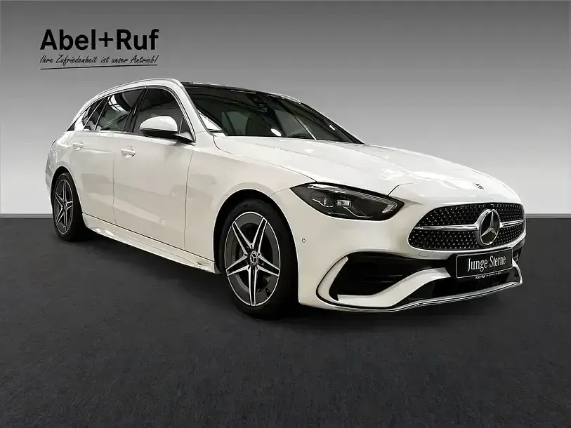 Gebraucht Mercedes C220 AMG 197 PS (144 kW) 2025 Weiß Limousine